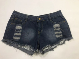 Falmer Heritage Women’s Denim Blue Distressed Shorts Sz XL 29” - £16.11 GBP