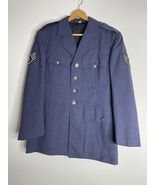 Barrister Corporation Wool 39R Jacket Military Air Force Tropical Blue A... - $34.75