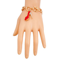 Red Boutique High Heel Bracelet - $30.49