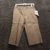 Dickies Pants Girls Plus Pants Shorts 28 Waist 8 1/2 Tan Khaki Capri NOS - £2.37 GBP