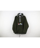 Vintage 90s Mars Candy Womens XL Faded Spell Out M&amp;Ms Half Zip Fleece Ho... - €47,52 EUR