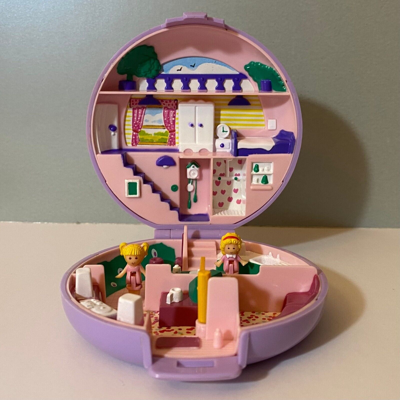 Bluebird Vintage Polly Pocket 1989 Polly’s Flat Playset *Complete - $44.99