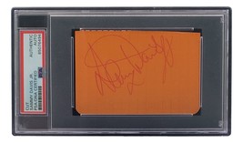 Sammy Davis Jr Signé Slabbed Rat Paquet Coupe Signature PSA / DNA 85076494 - $485.00