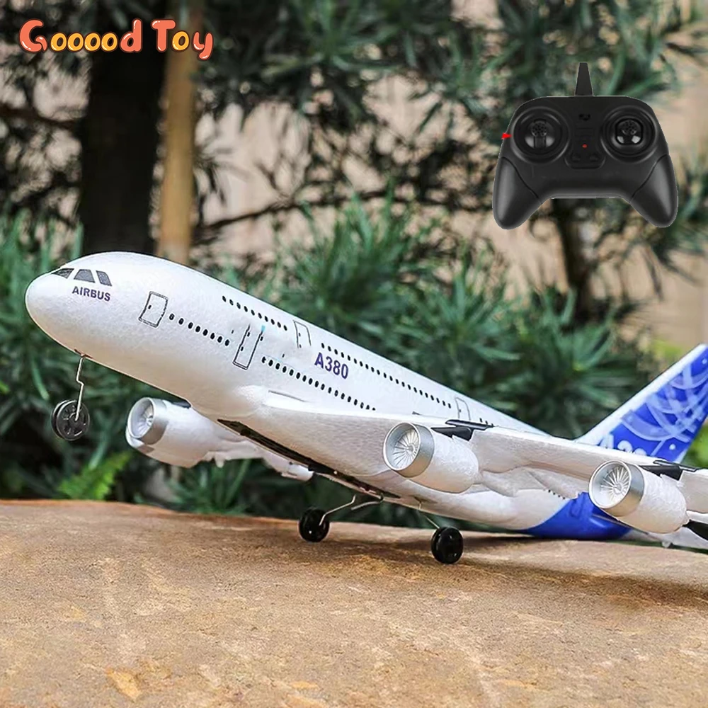 3Ch 2Ch A380 Rc Plane Glider Airplanes Remote Control Foam Aircraft Fixed Wing - £49.70 GBP+