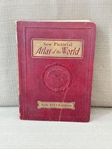 Vtg Pictorial Atlas Of The World 1933 -1930 Census Edition History Props... - $681.84 MXN