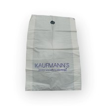 Kaufmanns Pittsburgh Department Store Shopping Bag Garment Bag - £19.82 GBP