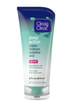 Clean &amp; Clear Deep Action Cream Facial Cleanser Sensitive Skin, 6.5 Oz - $14.95
