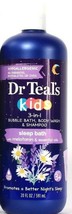 1 Bottles Dr Teal&#39;s 20 Oz Kids 3 In 1 Sleep Bubble Bath Body Wash &amp; Shampoo - £15.73 GBP