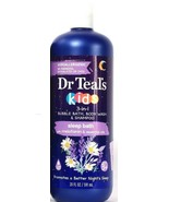 1 Bottles Dr Teal&#39;s 20 Oz Kids 3 In 1 Sleep Bubble Bath Body Wash &amp; Shampoo - $27.43 CAD