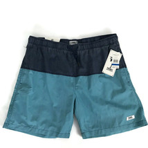 Trunks Surf Men Swim Trunks Size XL Pocket Tie Waist Mesh Liner Blue Shorts - $27.97