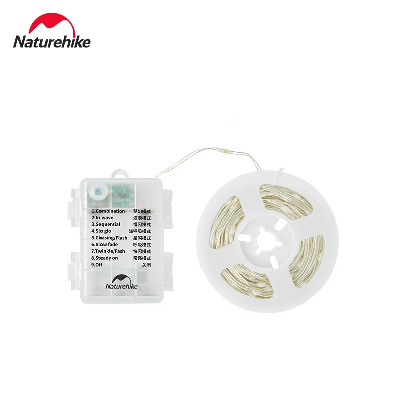 Naturehike Outdoor Atmosphere Light String Portable Storage Camp Multi-function - £21.49 GBP