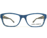 Dolce &amp; Gabbana Eyeglasses Frames DG3208 2883 Brown Blue Leopard Print 5... - $93.28