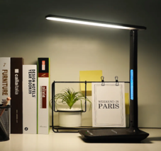 Led Desk Lamp with Wireless Charger and Alarm Clock - £66.39 GBP