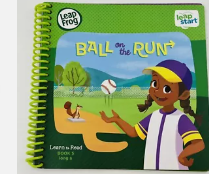 LeapFrog LeapStart Learn To Read Book 5 Ball On The Run Long - $3.99