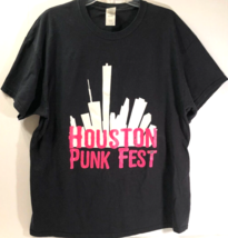 HOUSTON Punk Fest #6 Continental Club $50 Goats Bad Drugs 2018 Black T-Shirt XL - £33.31 GBP
