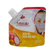 2x Dead Sea Facial Mud Mask 100% 75g Small Bag Travel Vacation Beach 5 types - £14.46 GBP