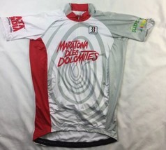 Biemme Maratona Dles Dolomites Cycling Shirt Jersey Italy camiseta  L? F... - $24.73