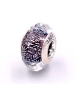Top 2016 Fall 925 Silver Handmade Dark Purple Shimmer Faceted Murano Gla... - $18.52 CAD