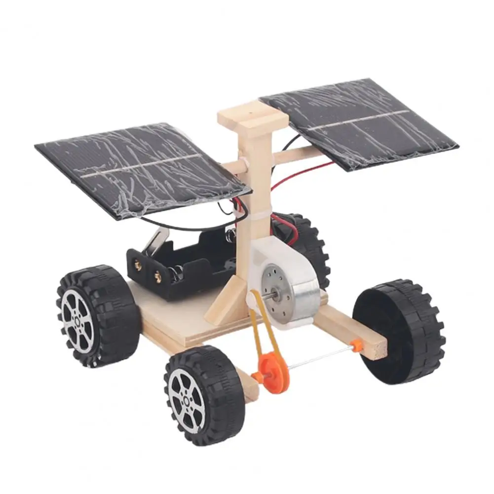 Solar Power Car Self-assembly Eco-friendly Science Electric Car Mod - £12.72 GBP