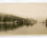 Homes on Shore of Lake Lucerne Switzerland 1920&#39;s Photo - $17.82
