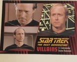 Star Trek The Next Generation Villains Trading Card #83 Lt commander Dex... - $1.97