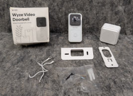 Wyze WVDB1WC1 Video Doorbell Camera White Wired Doorbell With Chime 1080p - $23.99