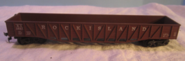 Ho Rock Island Ri 1207 Brown Car Railroad Plastic Train  Car Miniature - £14.38 GBP