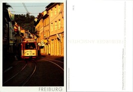 Germany Freiburg i. Breisgau Salzstrasse Tram Train VAG 231 Vintage Postcard - £7.37 GBP
