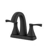 Open Box Glacier Bay Calandine Matte Black Bathroom Faucet 2-Handle Drai... - $1,102.23 MXN
