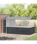 vidaXL Bird Cage Anthracite 215x78x200 cm Galvanised Steel - $35,618.34 MXN