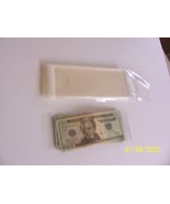 25 2.9&quot; X 6.8 &quot; CLEAR DOLLAR BILL ARCHIVAL STORAGE CELLOPHANE DISPLAY EN... - €25,39 EUR