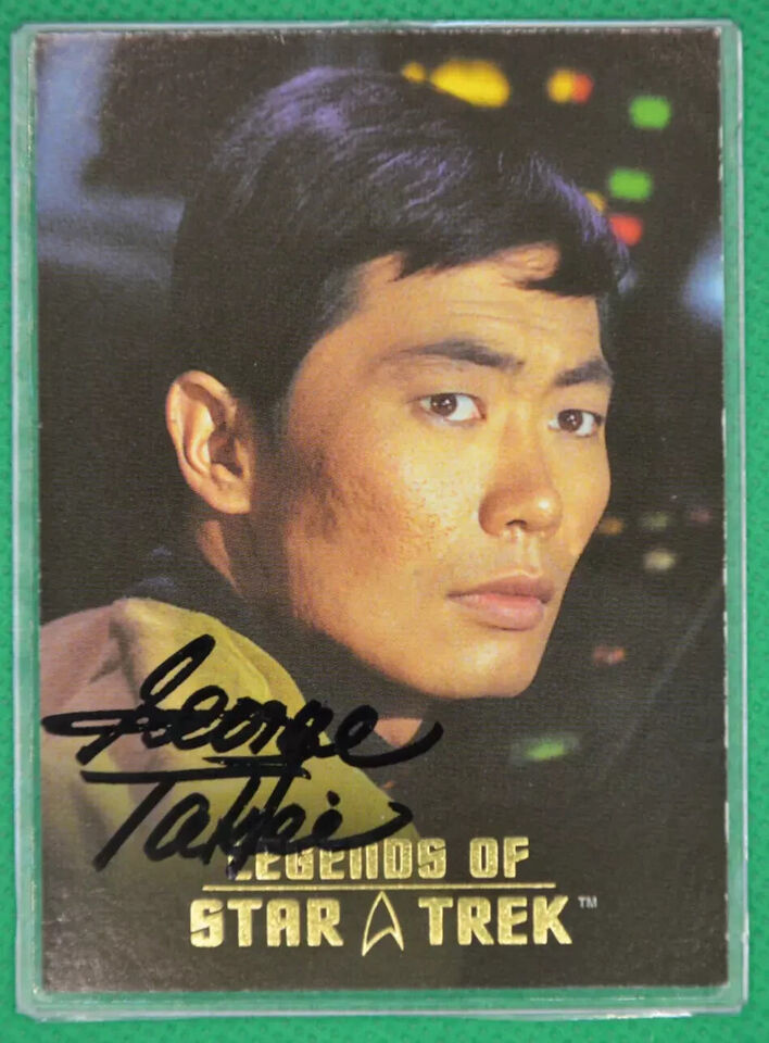 Sulu 2004 Legends of Star Trek Hand Signed L4 Autographed Trading Card - $60.66