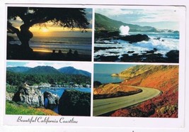 California Postcard Beautiful California Coastline Multi View - £1.71 GBP