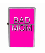 Bad Mom Rs1 Flip Top Dual Torch Lighter Wind Resistant - £13.14 GBP