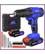 21V Cordless Electric Drill Set with 26 Accessories, LED, 2-Speed, DIY P... - €28,56 EUR