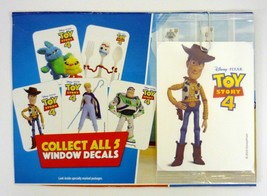 Disney&#39;s Toy Story 4 Window Decal Kellogg&#39;s Sticker w/Cutout Pixar 2019 - $1.92