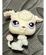 Littlest Pet Shop LPS #101 White Pink French Poodle Dog 101 Puppy Cake T... - $23.23