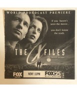 The X-Files TV guide Print Ad David Duchovny Gillian Anderson Tpa3 - $5.93