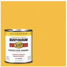 Rust-Oleum Protective Enamel Gloss Interior/Exterior Paint, Sunburst Yel... - $29.95