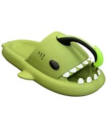 Green Angler Fish Deep Sea Fish Sandals Slides size 11 Women&#39;s / 9 Men&#39;s... - $33.22 CAD