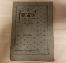 Vintage 1915 The Victor Book of Songs For Day Schools, JW Yoder, Music Teaching - $14.80