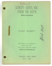 *Double Indemnity - Danger Is My Business (1957) Revised Final Draft Script - £75.93 GBP