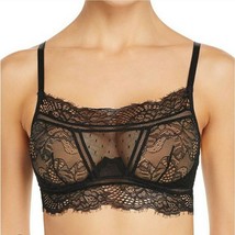 Thistle And Spire Amore Wired Bralette Lace Underwire Black XS - $28.91