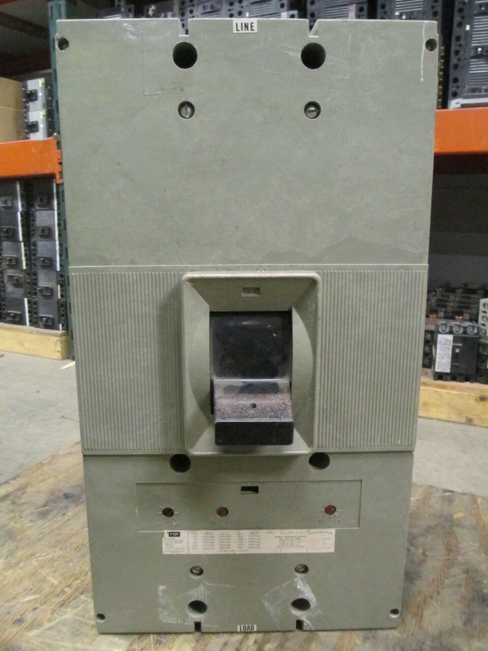 FPE NP631120 2000A Frame 1200A Rated 3P 600V MO/FM Circuit Breaker Used EOk - $4,000.00