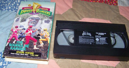vintage 90&#39;s vhs childern&#39;s tape {  mighty morphin power rangers - £9.64 GBP