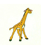 Cute Baby Giraffe Cartoon Patch Logo Animal Kids Craft Embroidery Badge ... - £13.40 GBP