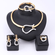 Women African Jewelry Sets Gol3 Colors Fashion Bridal Wedding Elegant Romantic W - £23.24 GBP