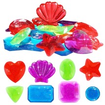 24 Pieces Big Dive Gem Pool Toys, Colorful Big Sinking Diving Gems Dive Crystals - £16.02 GBP