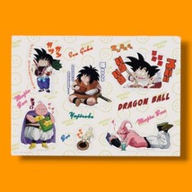 Dragonball Snap Collection Prize H A4 Die Cut Stickers Sheet Goku Buu Ya... - $34.99