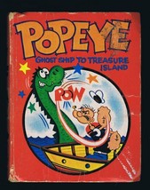 Popeye Ghost Trip to Treasure Island Vintage 1973 Whitman Big Little Book   - $19.79